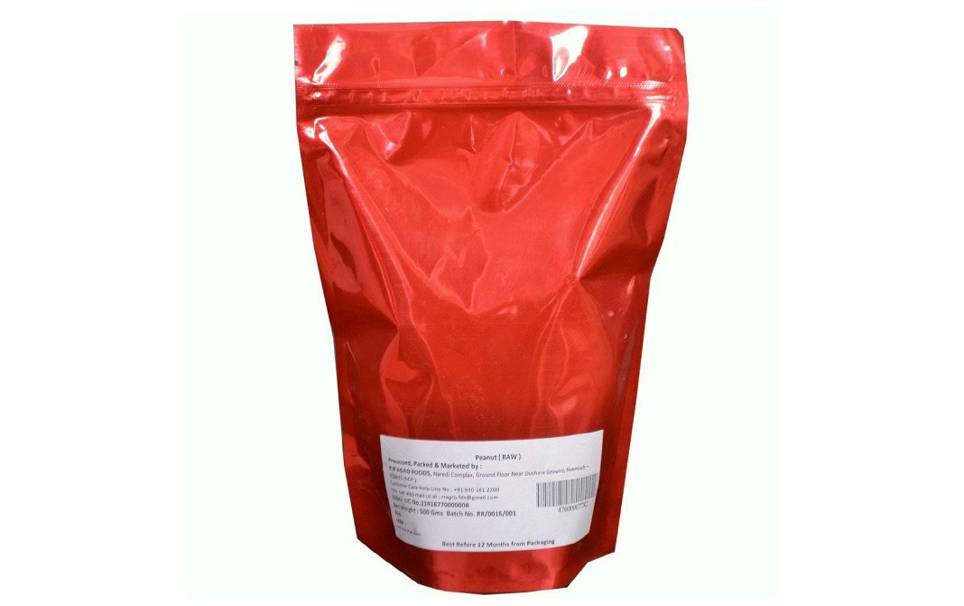 R R Agro Foods Peanut (Raw)    Pack  500 grams